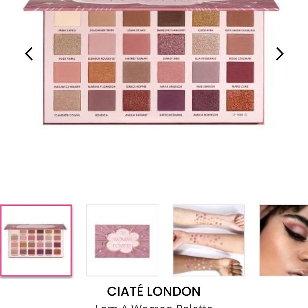 Ciate London I am a woman eyeshadow Pallet